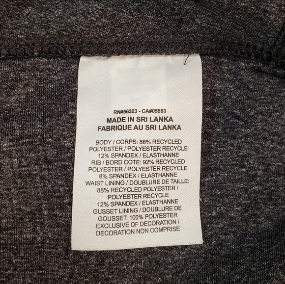 NIKE Dri-Fit Leggings Women Size Small Heather Gray High Rise Yoga Pant - Picture 8 of 12